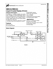 DataSheet MM5452 pdf